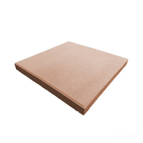 detail Stříška plotová Diton 50 500×500×55 mm sloupková průběžná cihlová (40)