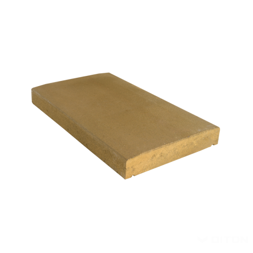 detail Stříška plotová Diton Universal 30 500×300×55 mm průběžná okrová (80)