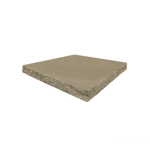 detail Stříška plotová Diton ZD 450×450×50 mm sloupková štípaná písková (48)