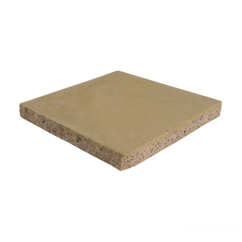 detail Stříška plotová Diton ZD 450×450×50 mm sloupková štípaná písková (48)