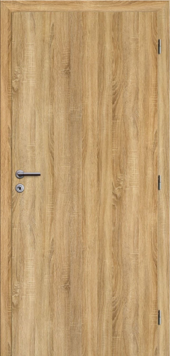 detail Dveře struktur SMART plné dub sonoma 80 P oblá hrana boční