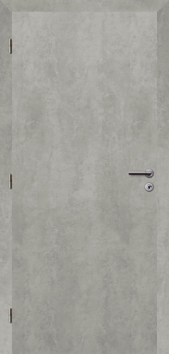 detail Dveře struktur SMART plné beton 60 L oblá hrana boční