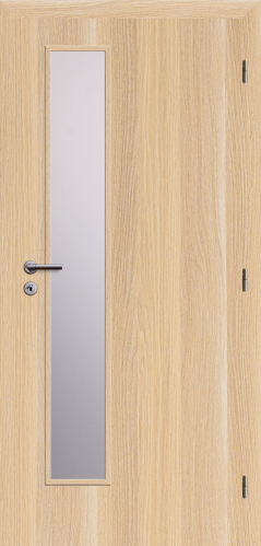 detail Dveře struktur SMART 22 stockholm 90 P oblá hrana boční sklo satinato