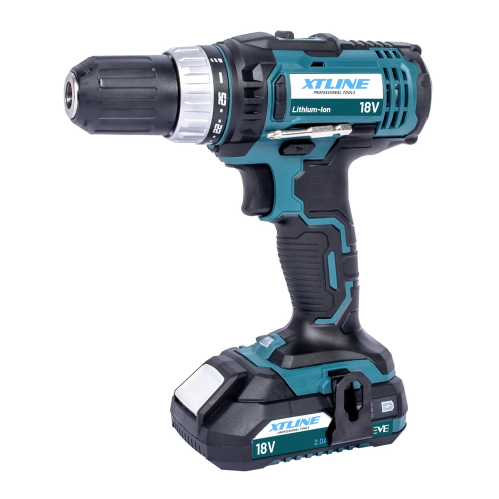 detail Aku vrtačka 18 V, 35 Nm + 2 baterie 2.0 Ah + nabíječka 2.4 A