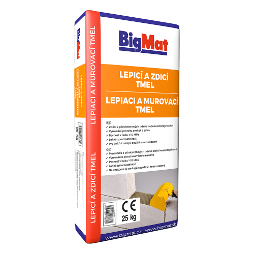 detail Tmel lepicí a zdicí BigMat 25 kg