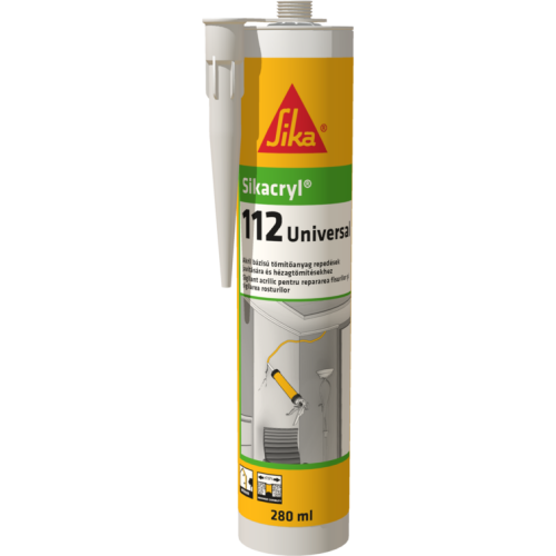 detail Tmel akrylový Sikacryl-112 Universal bílá 600 ml