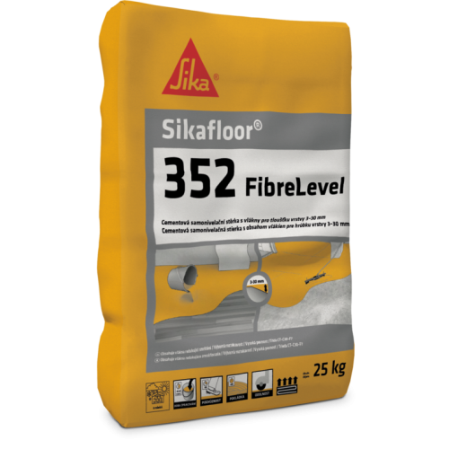 detail Stěrka samonivelační Sikafloor-352 FibreLevel 25 kg