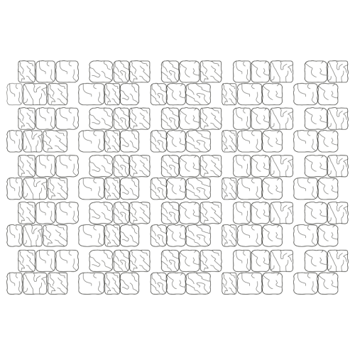 detail Dlažba betonová Ferobet Cubes 70 mm antracit (7,65)