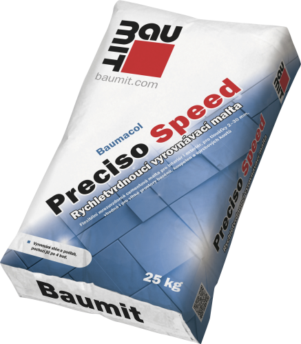 detail Malta vyrovnávací Baumit Baumacol Preciso Speed 25 kg