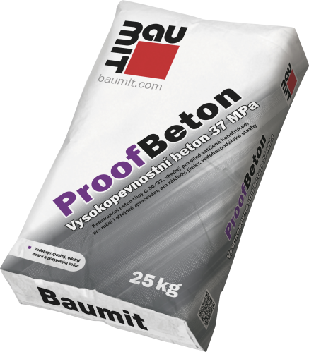 detail Beton vodonepropustný Baumit ProofBeton 25 kg