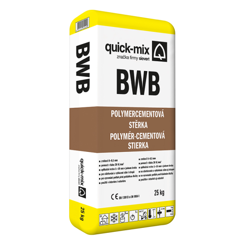 detail Stěrka polymercementová BWB 25 kg