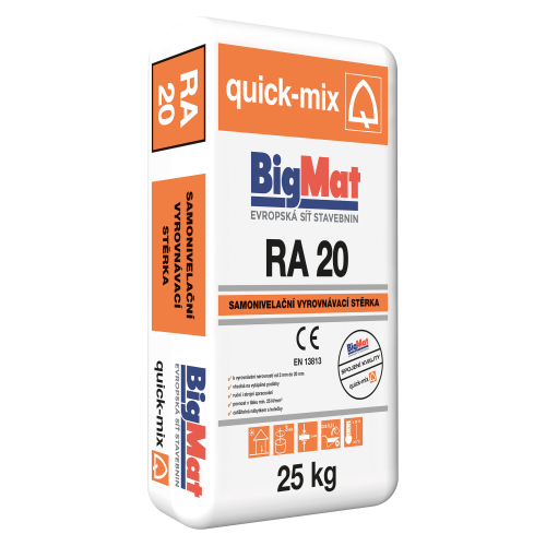 detail Hmota samonivelační RA 20 BigMat 25 kg