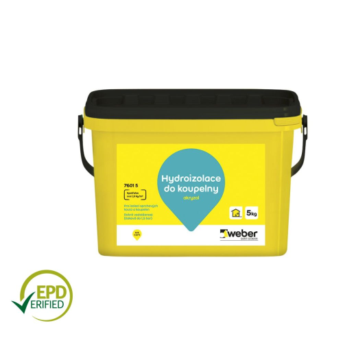 detail Hmota hydroizolační weber Akryzol 5 kg