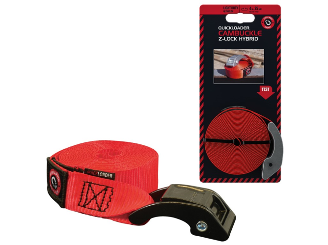 detail Popruh se sponou, Z-zámkem a magnetem Z-lock Hybrid 800 kg x 4 m 25 mm