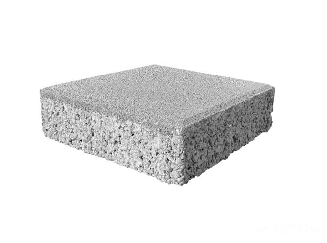 detail Dlažba betonová Diton Kostka Aquapore 60 mm přírodní (9,6)