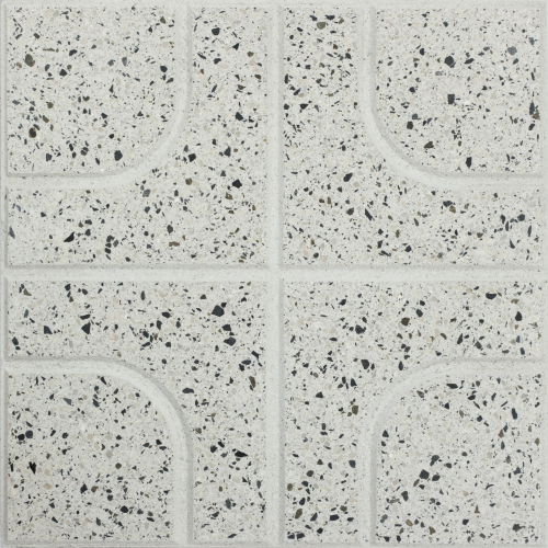 detail Dlažba teracová Cidemat Ornela OA 201 K 300×300×33 mm reliéfní bílá (12,96)