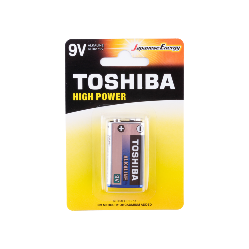 detail Baterie TOSHIBA 9V 6LR61GCP BP-1 Alkaline
