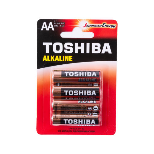 detail Baterie TOSHIBA AA LR6GCA BP-4C Alkaline