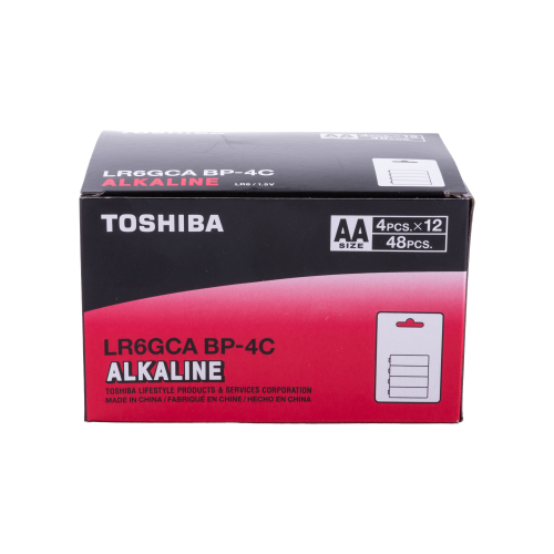 detail Baterie TOSHIBA AA LR6GCA BP-4C Alkaline