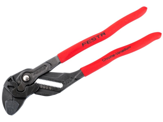 detail Kleště SIKO FESTA CrV 300mm s rovnými čelistmi 0-68mm