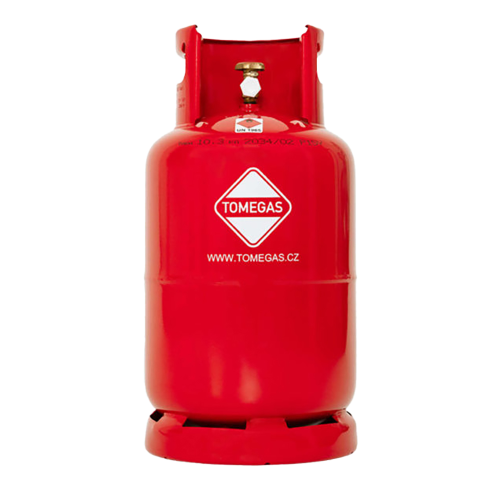 detail Výměna lahve propan-butan ocelové Tomegas 10 kg