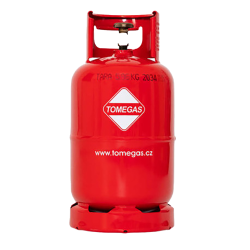 detail Výměna lahve propan ocelové Tomegas 5 kg
