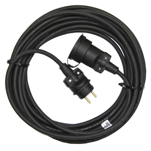 detail Kabel prodlužovací EMOS 10 m / 1 zásuvka / 1,5 mm2 / černý