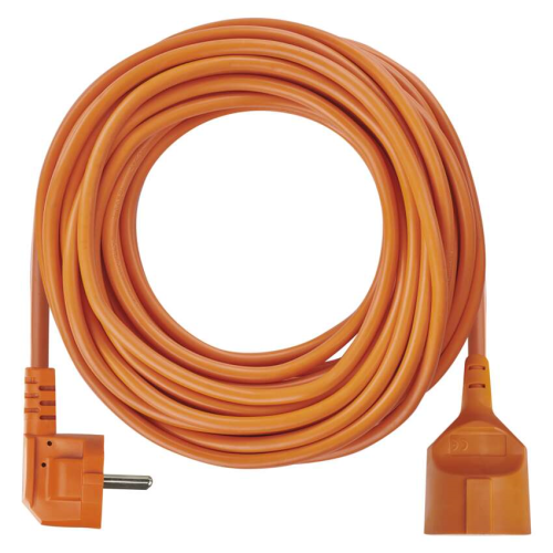 detail Kabel prodlužovací EMOS 25 m / 1 zásuvka / 1,5 mm2 / oranžový