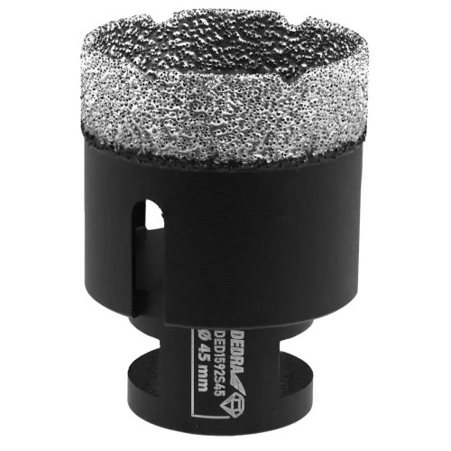 detail Korunka diamantová Dedra Vacuum brazed M14 | 45 mm černá