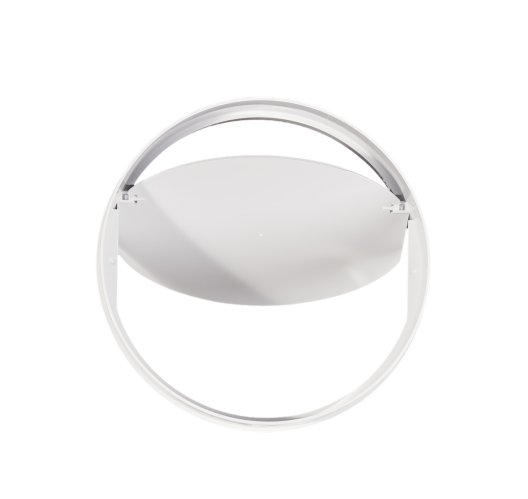 detail Klapka zpětná ventilační Haco 125 mm plastová bílá