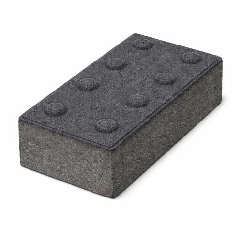 detail Dlažba betonová Semmelrock obdélník 80 mm slepecká antracit