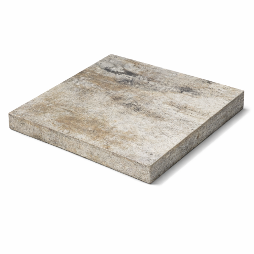 detail Dlaždice betonová zahradní Semmelrock Elegant 500×500×40 mm se zkosením bílohnědočerná