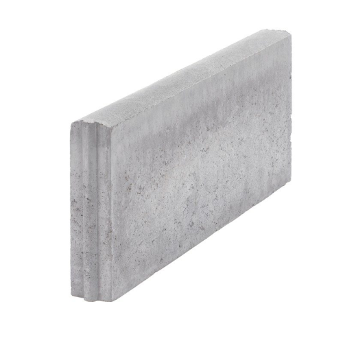 detail Obrubník zahradní Semmelrock 1000×50×250 mm s oblou horní plochou šedý