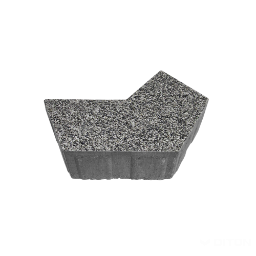 detail Dlažba betonová Diton Omnia 80 mm vymývaná nero (6,64)