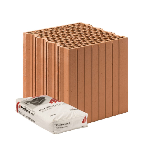detail Cihla Porotherm 25 EKO+ Profi 248x250x249 mm P8 (80)
