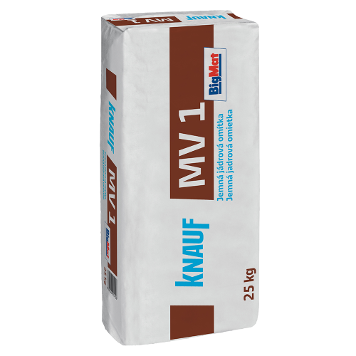 detail Omítka jádrová Knauf MV 1 BigMat jemná 25 kg