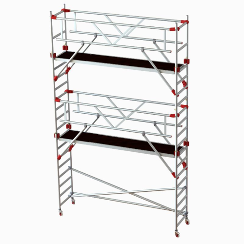 detail Lešení profesionální Jumbo Pro Double Towers AGR 178×74 cm 4,2 / 6,2 m