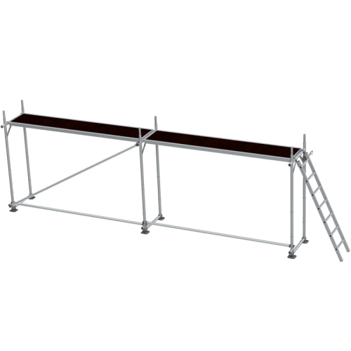 detail Lešení fasádní Jumbo Superflex Pro 1,8×6 m