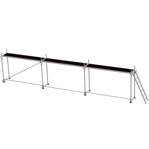 detail Lešení fasádní Jumbo Superflex Pro 1,8×9 m