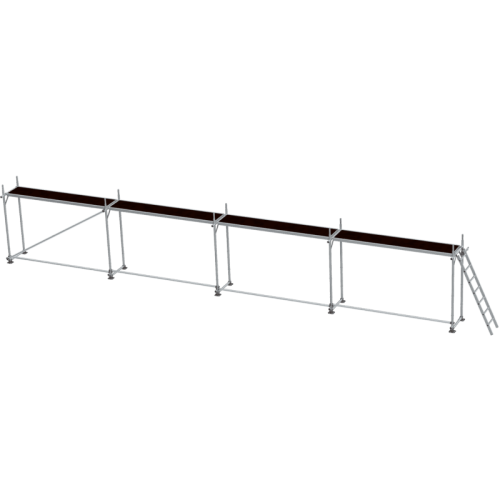 detail Lešení fasádní Jumbo Superflex Pro 1,8×12 m