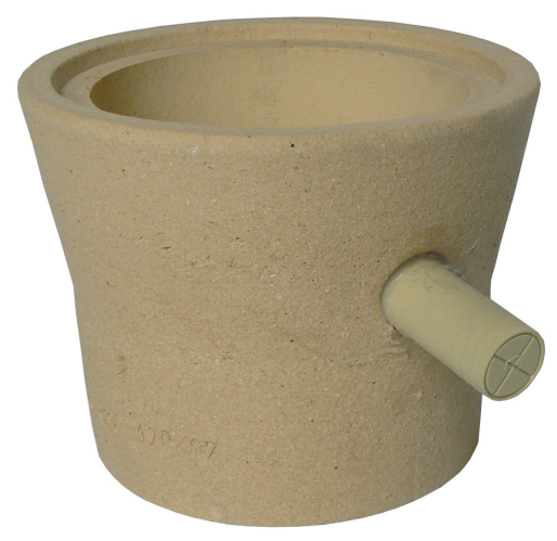 detail Podstavec pro odvod kondenzátu Schiedel Uni Plus pr. 180 mm