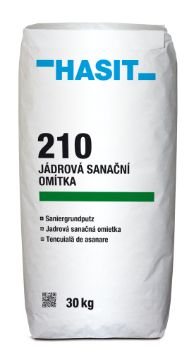 detail Omítka jádrová Hasit 210 Sanier-Wandputz sanační 30 kg