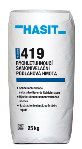 detail Hmota samonivelační podlahová Hasit 419 Premium 25 kg