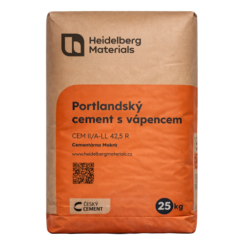 detail Cement CEM II/A-LL 42,5 R 25 kg