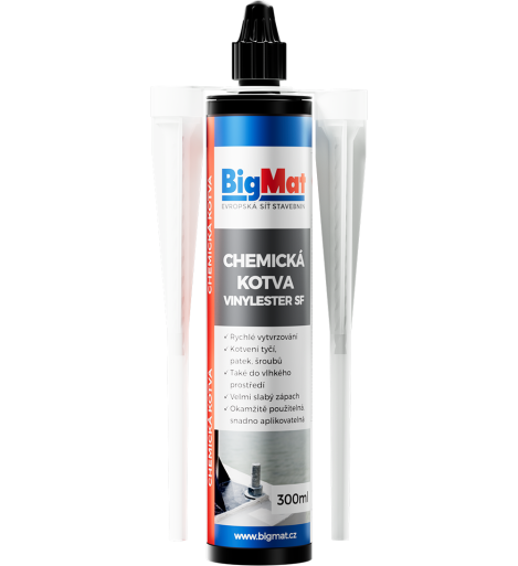 Kotva chemická Vinylester SF BigMat 300 ml