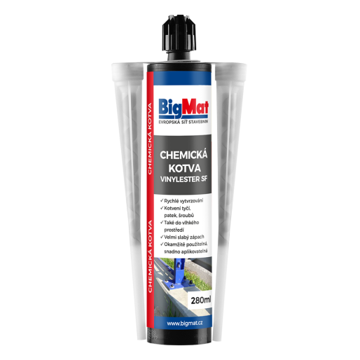 Kotva chemická Vinylester SF BigMat 280 ml