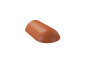 náhled Hřebenáč koncový KMB Elegant hladký cihlový