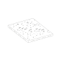 náhled Dlažba betonová Ferobet Travertino 600×600×45 mm slonovinová (20)