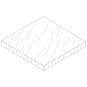 náhled Dlažba betonová Ferobet Nature Moments 600×600×60 mm reliéfní marble (7,2)