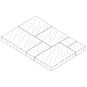 náhled Dlažba betonová Ferobet Nature Moments Kombi 60 mm reliéfní marble (5,4)